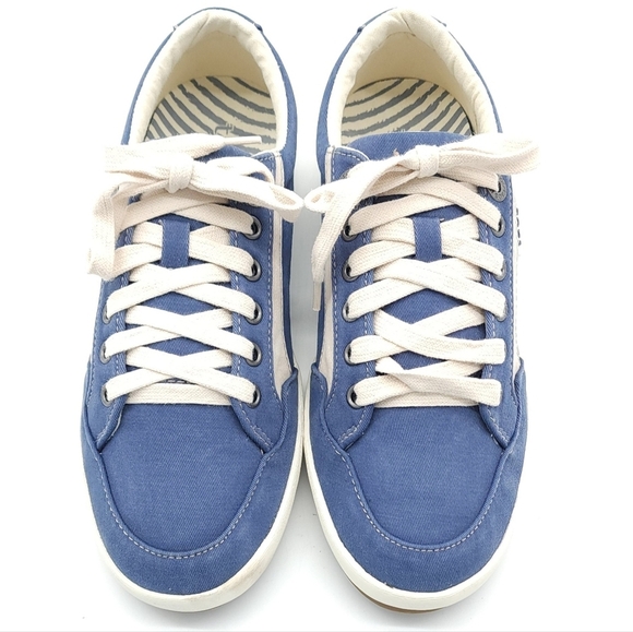 Taos Shooting Star Indigo Distressed Blue Women's Sneaker Size 8.5 M - Picture 3 of 8